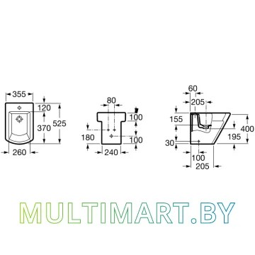 Биде Roca Hall (357624000) картинка 2